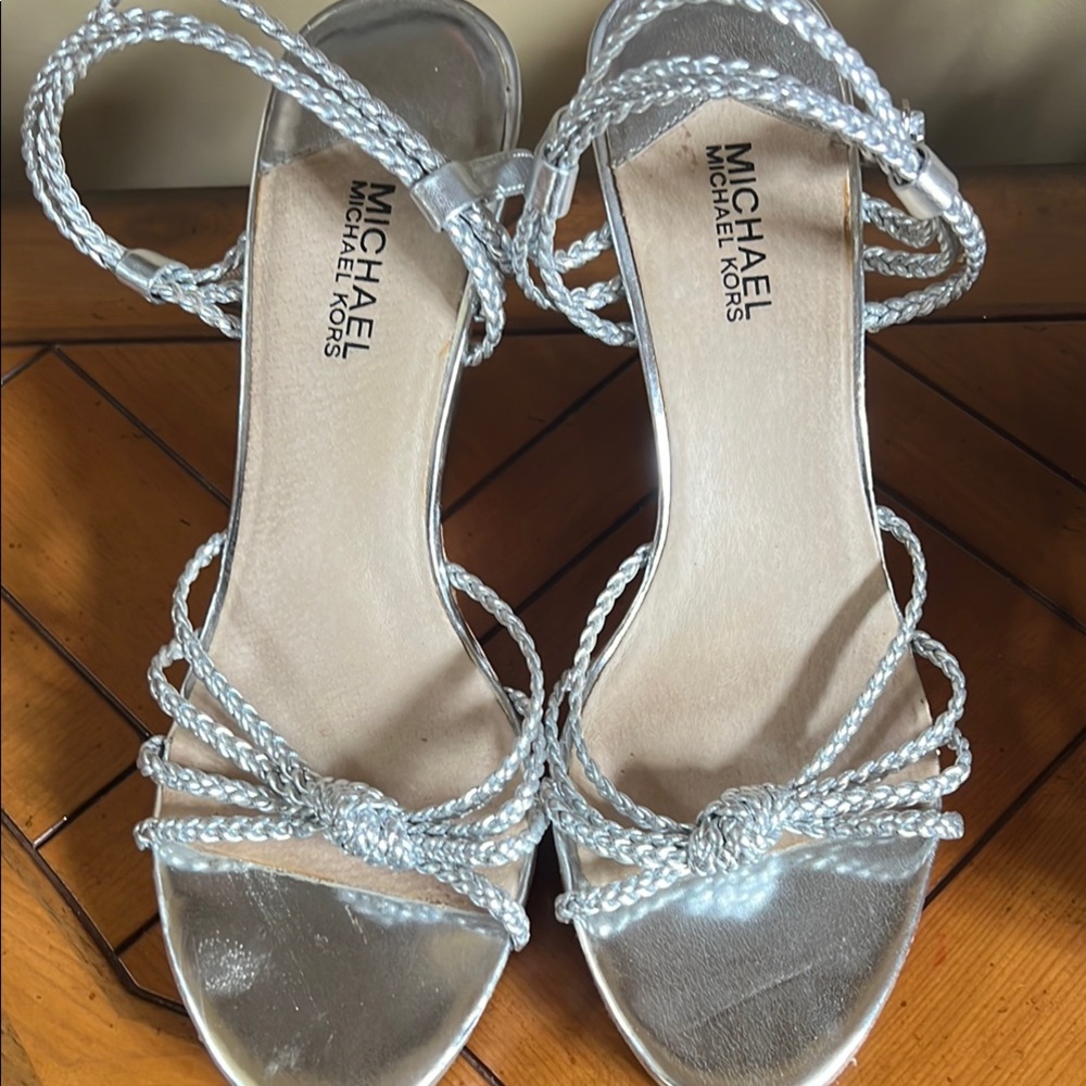 Michael Kors Silver Women's Sandals